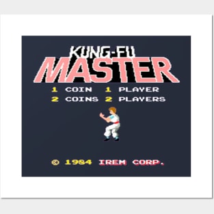 Mod.1 Arcade Kung-Fu Master Video Game Posters and Art